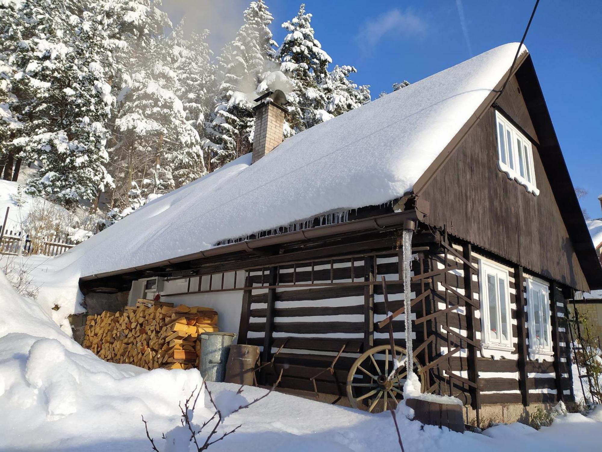 Ubytování Roubenka Koberovy Exteriér fotografie